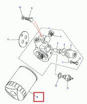 LAND ROVER ERR3340 - FILTRO DE ACEITE