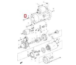 SANTANA 07130-86CA0 - TORNILLO FIJACION SOP.MOTOR