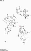 SANTANA 11651-84A50 - SOPORTE DELANT.MOTOR,MTG L/I