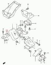 SANTANA 11661-81A00 - SOPORTE,MOTOR,DEL,DER