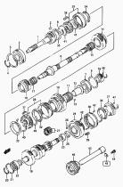 SANTANA 24553-78E50 - PLATE,REV GEAR