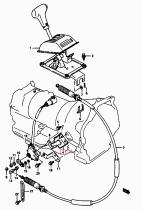 SANTANA 28221-61A00 - BRACKET, SELECT CABLE