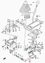 SANTANA 28280-82A20 - SOPORTE CAJA TRASERA (YR8)