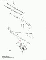 SANTANA 38101-81A10 - C/MOTOR Y SOPORTE LIMPIA.