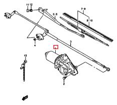 SANTANA 38101-82A02 - C/MOTOR LIMPIAPARABRISAS (R