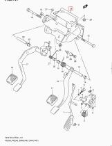 SANTANA 49710-81AA0 - BRACKET, PEDAL