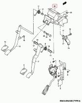 SANTANA 49710-84A50 - SOPORTE PEDAL