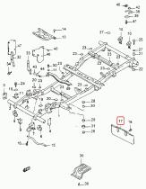 SANTANA 71481-80031 - SOPORTE PLACA MATRICULA