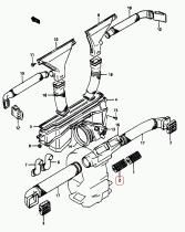 SANTANA 73220-70A00-5PK - DEFLECTOR,L/I