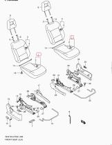 SANTANA 85101-81A10-JC6 - CONJUNTO DE COJÍN, ASIENTO DELANTERO