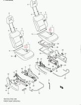 SANTANA 85107-81AL0-JH8 - COJINASIENTO DELANTERO