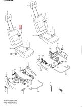 SANTANA 85301-81A10-DP8 - RESPALDO, ASIENTO DELANTERO