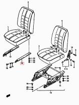 SANTANA 86602-80133 - C/DESLIZADERA ASIENTO L/I