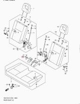 SANTANA 87440-81A01 - PLACA COJIN ASIENTO TRAS. J