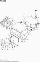 SANTANA 93833-82A10 - SOPORTE LAT INF TECHO TRAS