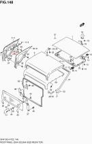 SANTANA 93842-82A10 - SOPORTE LAT DEL TECHO TRAS