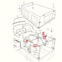 SANTANA PS-902281-004 - C/TIRANTA HORIZONTAL ARQUIL