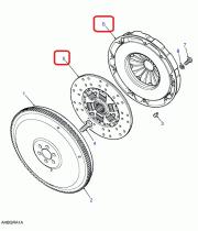 LAND ROVER STC8358 - KIT DE EMBRAGUE