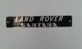 LAND ROVER 201015 - ANAGRAMA TRASERO RECTANGULAR SANTANA