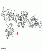 LAND ROVER 607180 - COJINETE RODILLO CONICO