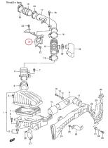 SANTANA 13850-58B01 - BRACKET, AIR INTAKE PIPE