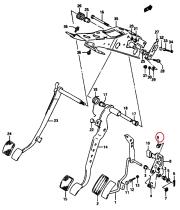 SANTANA 49416-60A00 - TOPE PEDAL ACELERADOR