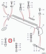 LAND ROVER AB608047L - TORNILLO N8 X 1/2 AUTORROSCANTE