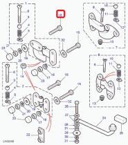 LAND ROVER BYG000060 - TORNILLO CABEZA HEX. CON COLLAR