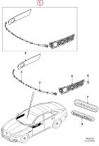 JAGUAR C2D26785 - KIT DE PANELES ENCHAPADOS PARA SALPICADERO Y PUERTA DELANTER