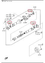 MAZDA SA67-25-06X - JUEGO DE REPARACION - JUNTA CARDAN