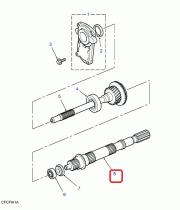 LAND ROVER TUD101720 - ARBOL SECUNDARIO-TRANSMISIÆN MANUAL