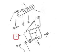 LAND ROVER 117886 - SOPORTE ALTERNADOR