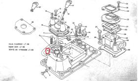 LAND ROVER FRC5816K1 - PALANCA CAJA LT85 RESTAURADA