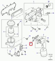 LAND ROVER LVH100230 - JUNTA-CARCASA DEL FILTRO DE ACEITE