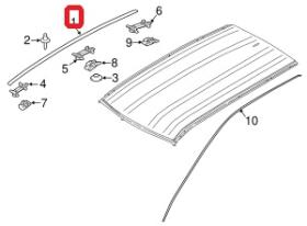 LAND ROVER LR062619 - BURLETE - PANEL DEL TECHO L/I