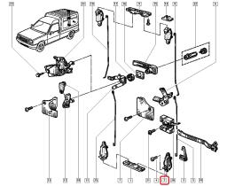 RENAULT 7700763849 - CERRADURA PTA