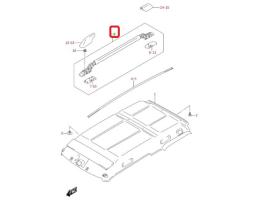 SUZUKI 78210-81A10-1YN - RAIL DE TECHO DER.NEGRO